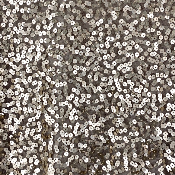 JENNIFER LOPEZ sequined 3/4 sleeve crop top XS - Picture 6 of 7